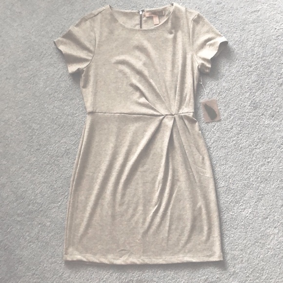 Forever21 Gray Dress with Pleated Waist Detail - Picture 1 of 5